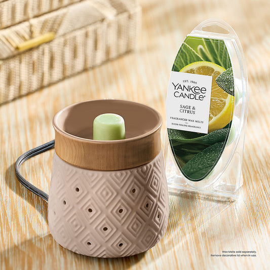 Diamond Weave Electric Wax Melt Warmer - US 15200