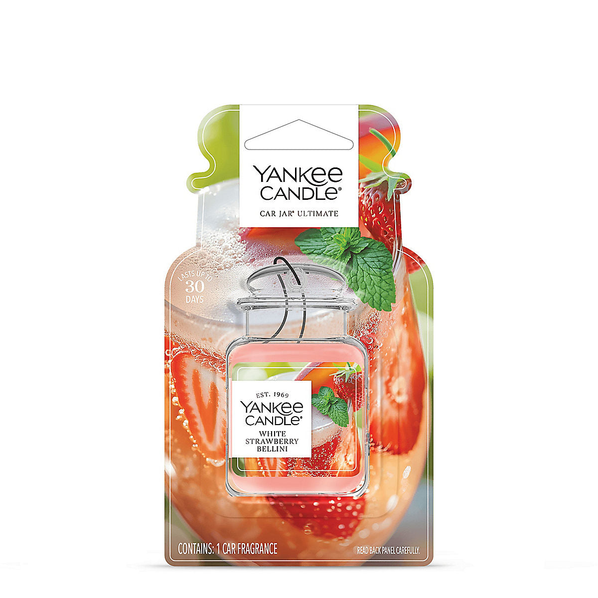 White Strawberry Bellini Car Jar® Ultimate - US 56449