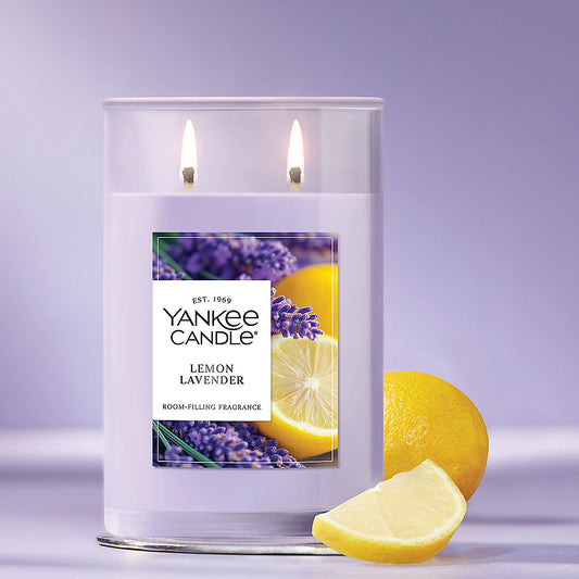 Lemon Lavender Large Tumbler Candle - US 40698