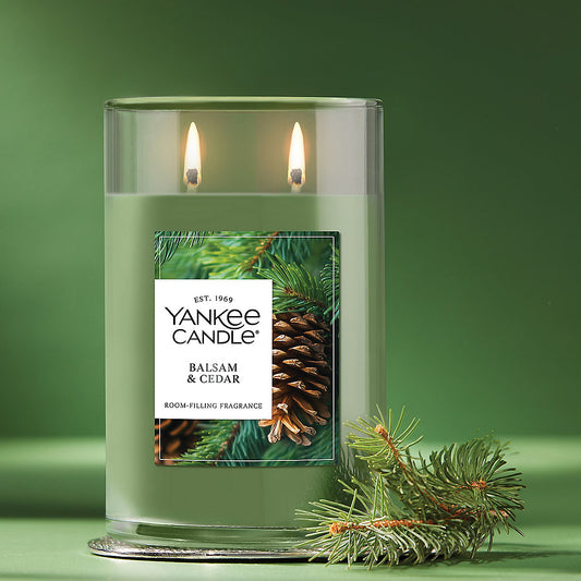 Balsam & Cedar Large Tumbler Candle - US 38531