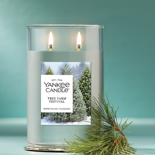 Tree Farm Festival Large Tumbler Candle - US 93034