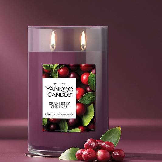 Cranberry Chutney Large Tumbler Candle - US 71577