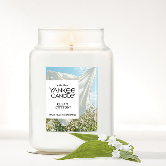 Clean Cotton® Original Large Jar Candle - US 21429