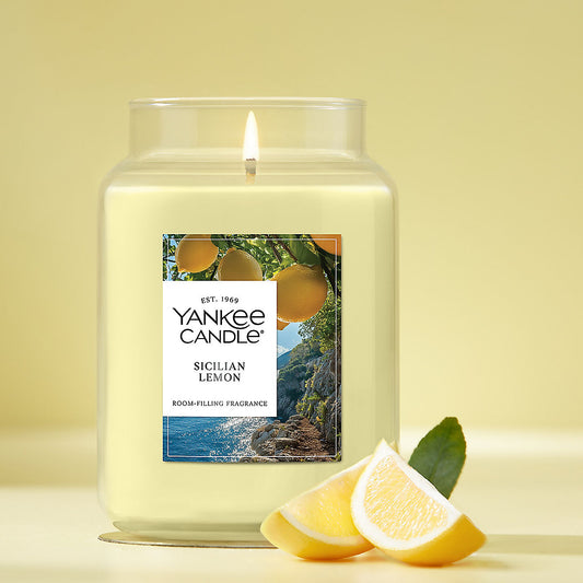 Sicilian Lemon Original Large Jar Candle - US 77481