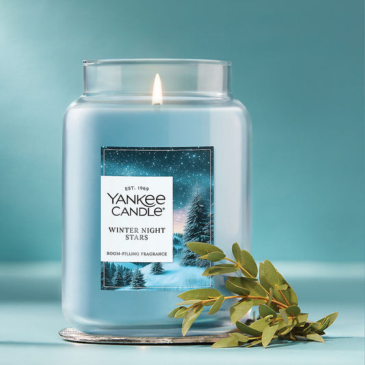 Winter Night Stars Original Large Jar Candle - US 30140