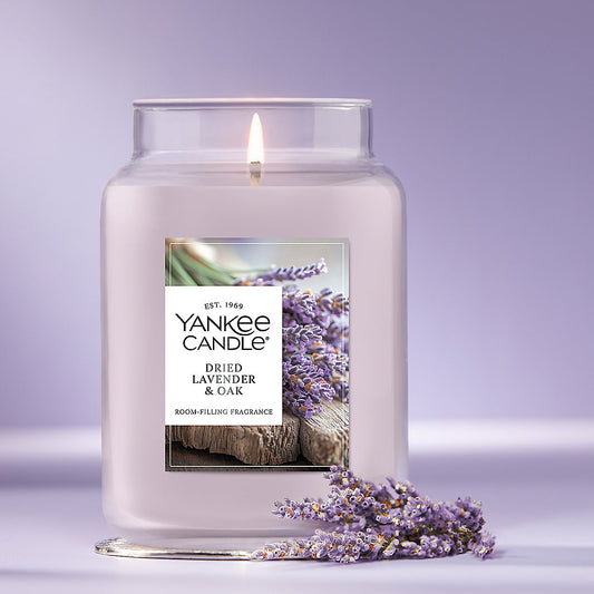 Dried Lavender & Oak Original Large Jar Candle - US 72852
