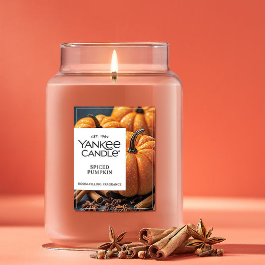 Spiced Pumpkin Original Large Jar Candle - US 81655