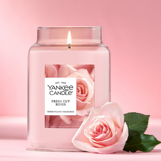 Fresh Cut Roses Original Large Jar Candle - US 48249