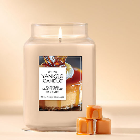 Pumpkin Maple Crème Caramel Original Large Jar Candle - US 80278