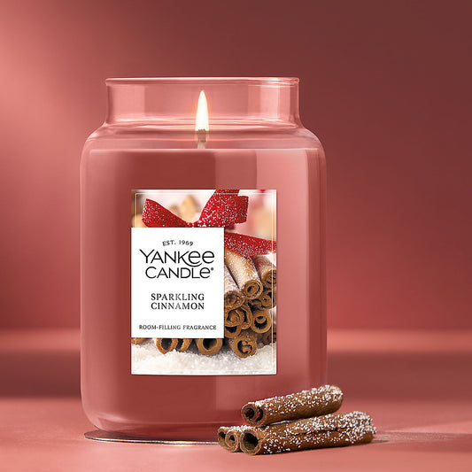 Sparkling Cinnamon Original Large Jar Candle - US 19148