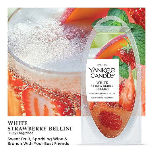 White Strawberry Bellini Wax Melts - US 54010