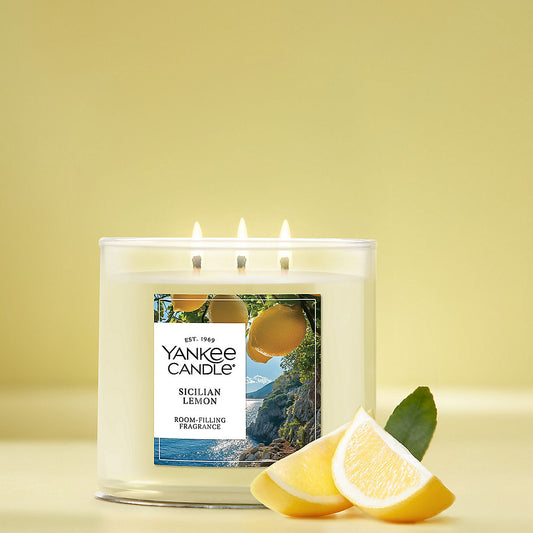 Sicilian Lemon 3-Wick Candle - US 73449