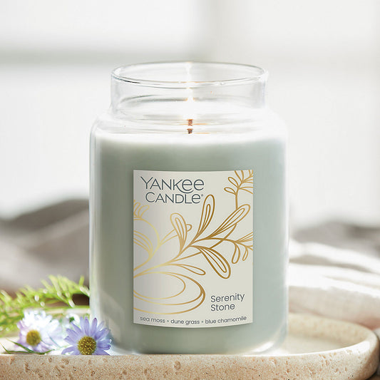 Serenity Stone Original Large Jar Candle - US 46433