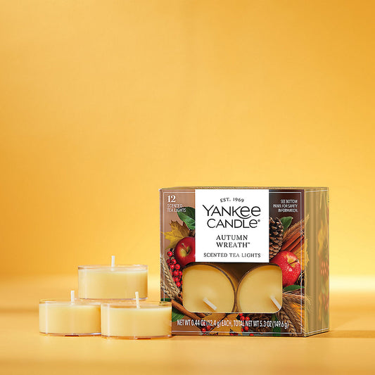 Autumn Wreath™ Scented Tea Light Candles - US 35085