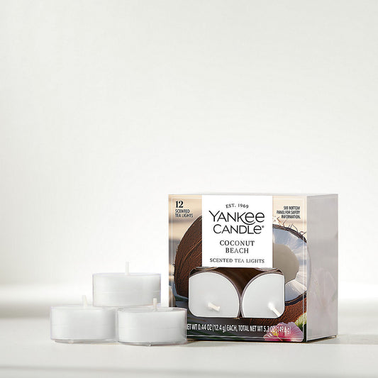 Coconut Beach Scented Tea Light Candles - US 89794