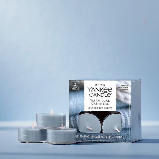 Warm Luxe Cashmere Scented Tea Light Candles - US 79617