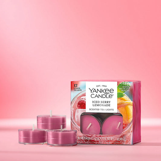 Iced Berry Lemonade Scented Tea Light Candles - US 27642