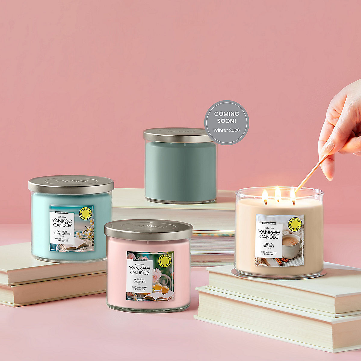 Sips & Stories 3-Wick Candle - US 07565