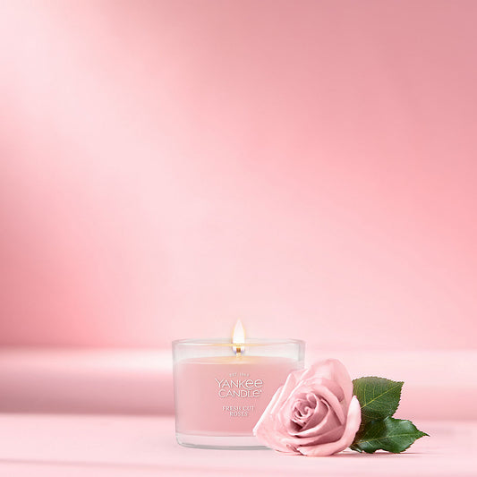 Fresh Cut Roses Mini Candle - US 32806