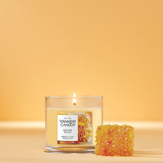 Golden Honey Small Tumbler Candle - US 98292