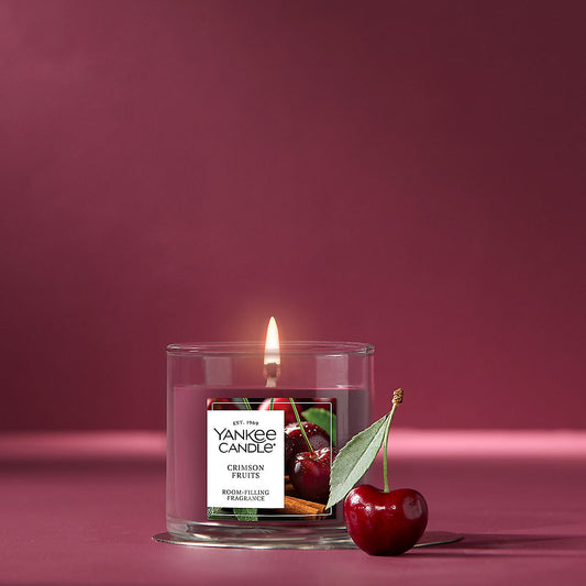 Crimson Fruits Small Tumbler Candle - US 88196