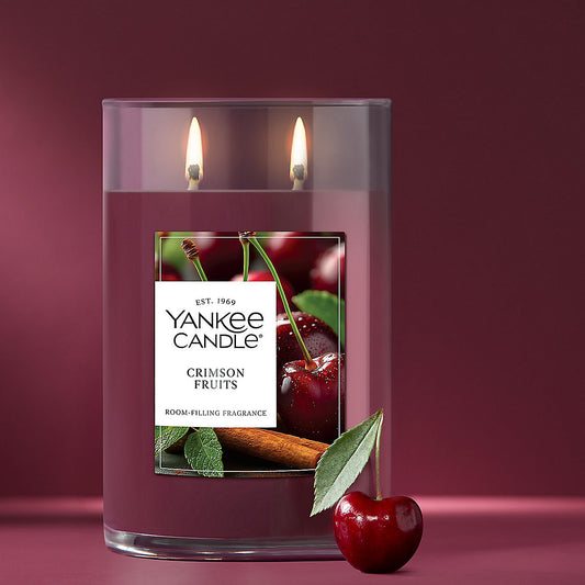 Crimson Fruits Large Tumbler Candle - US 48916