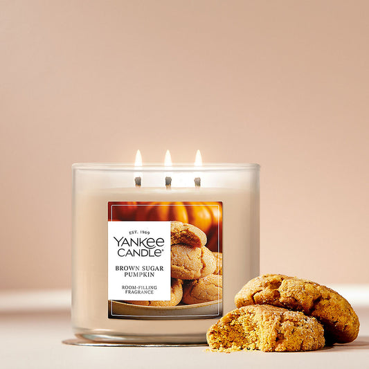 Brown Sugar Pumpkin 3-Wick Candle - US 36595