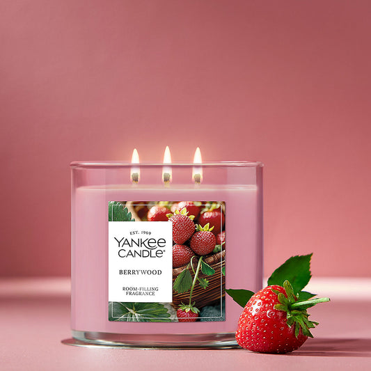 Berrywood 3-Wick Candle - US 26975