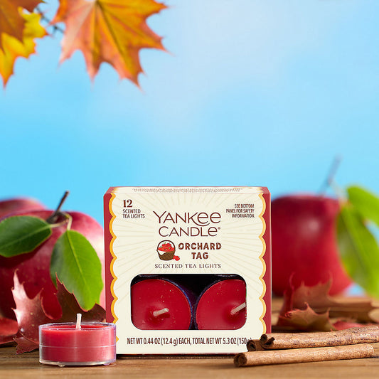 Orchard Tag Scented Tea Light Candles - US 97606
