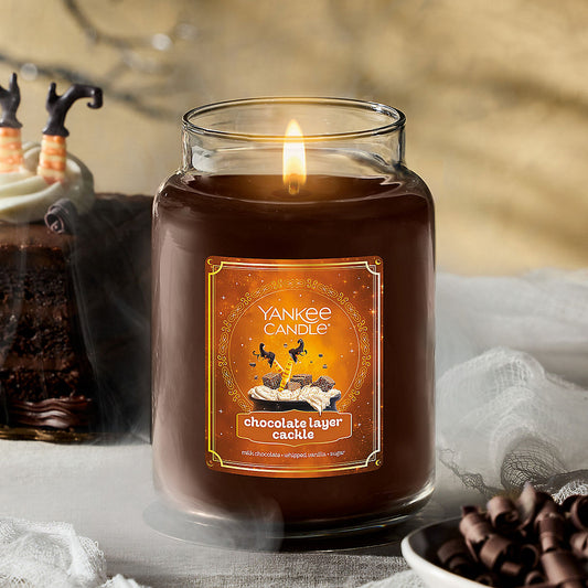 Chocolate Layer āCackleā Original Large Jar Candle - US 11899