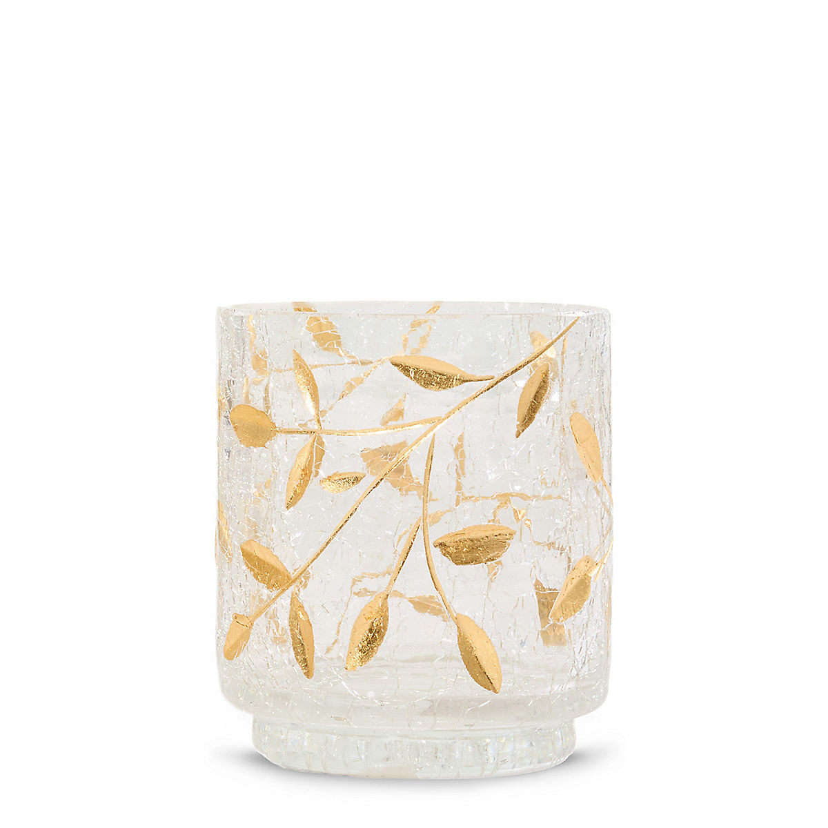 Gold Blossom Tea Light Candle Holder - US 05560