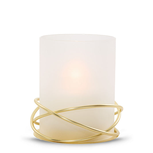 Golden Halo Jar Candle Holder - US 62570