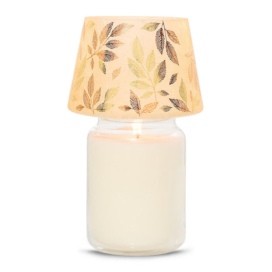 Frosted Gold Jar Candle Shade - US 45773