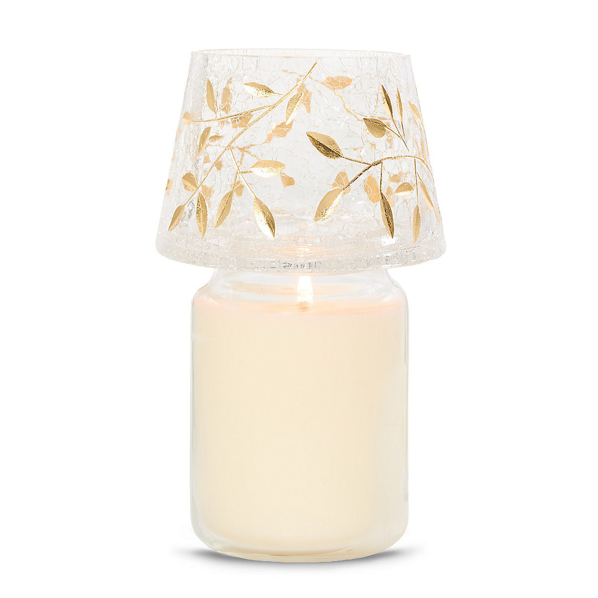 Gold Blossom Jar Candle Shade - US 77508
