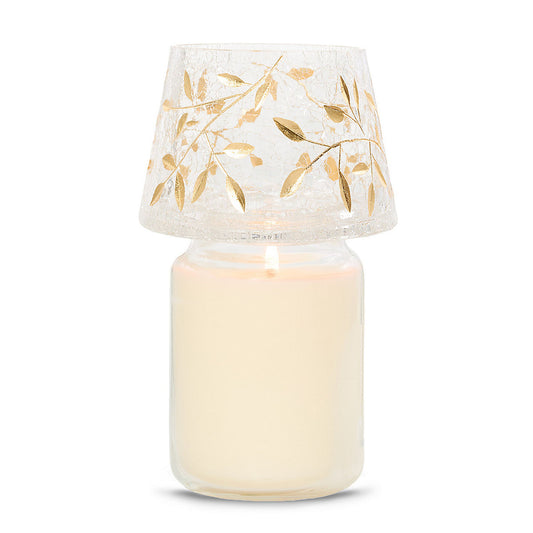 Gold Blossom Jar Candle Shade - US 77508