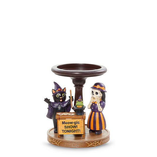 Bonebury Lane Meow-gic Show Candle Pedestal - US 79846