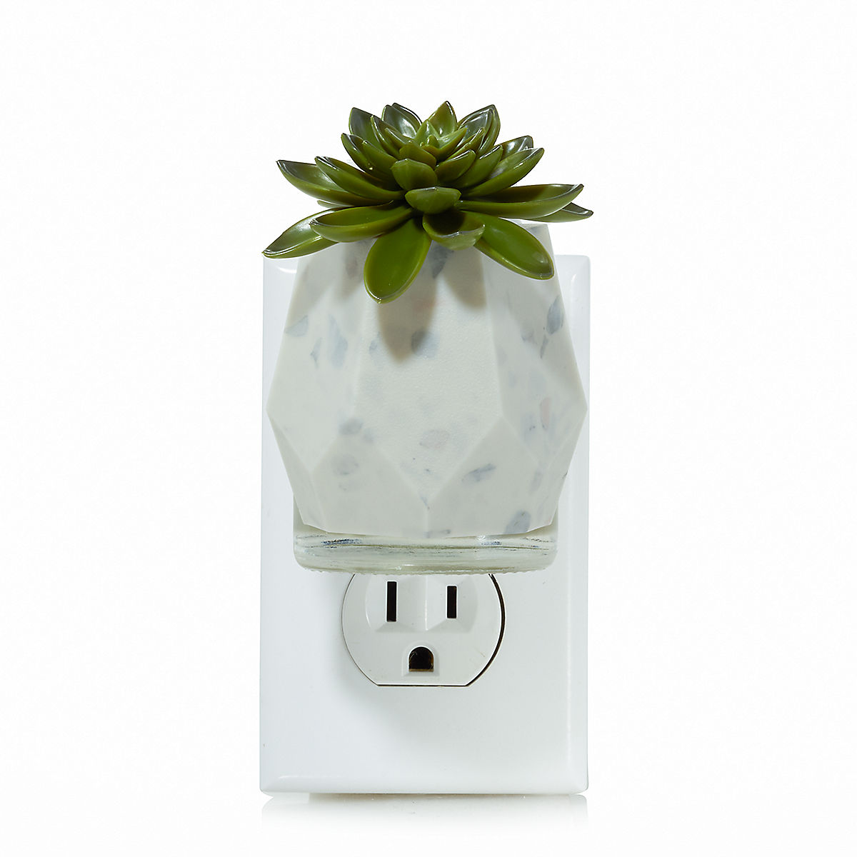 Faceted Succulent ScentPlug® Diffuser with Light - US 04249