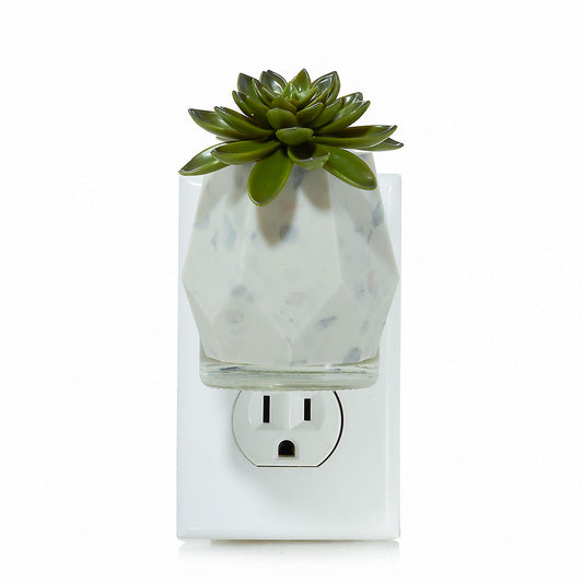 Faceted Succulent ScentPlug® Diffuser with Light - US 04249