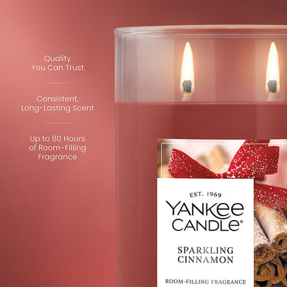 Sparkling Cinnamon Large Tumbler Candle - US 12132
