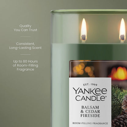 Balsam & Cedar Fireside Large Tumbler Candle - US 78305