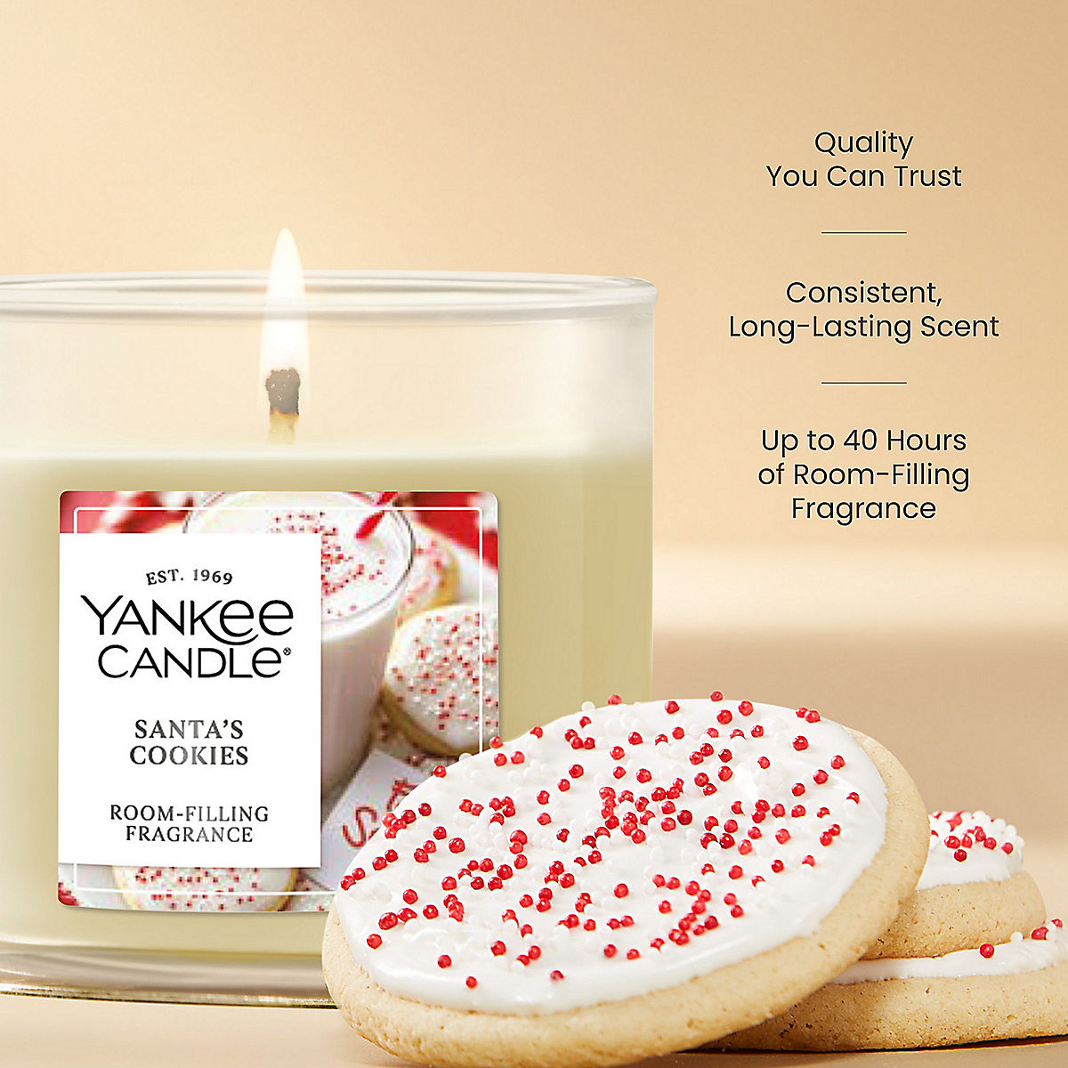 Santa's Cookies Small Tumbler Candle - US 22632