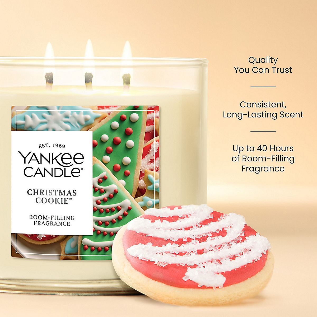 Christmas Cookie™ 3-Wick Candle - US 82234