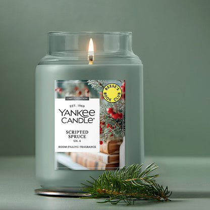 Scripted Spruce Original Large Jar Candle - US 96205