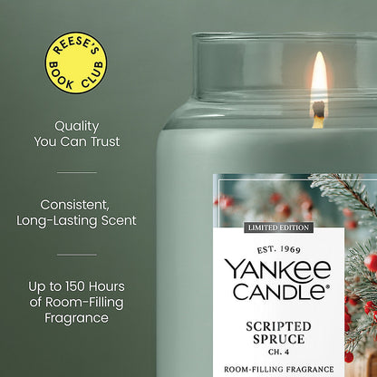 Scripted Spruce Original Large Jar Candle - US 96205