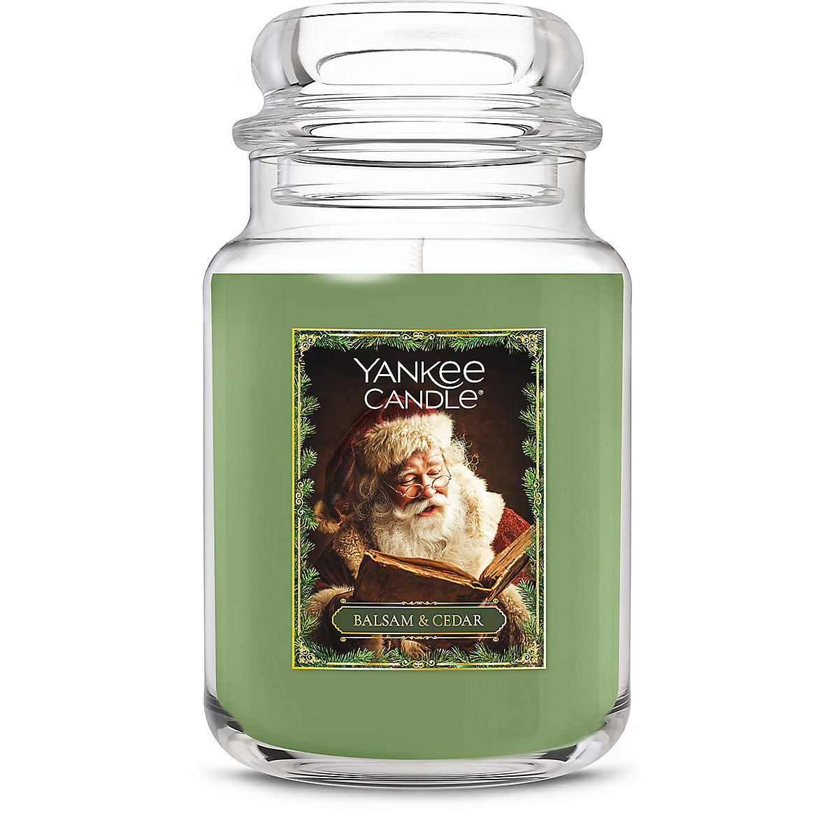 Limited Edition Balsam & Cedar Santa Original Large Jar Candle - US 08710