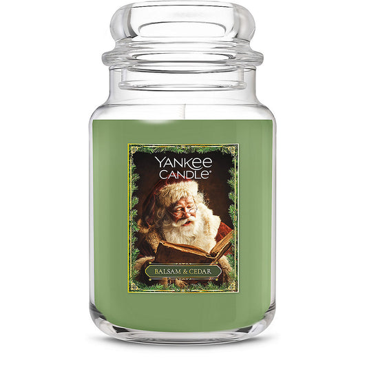 Limited Edition Balsam & Cedar Santa Original Large Jar Candle - US 08710