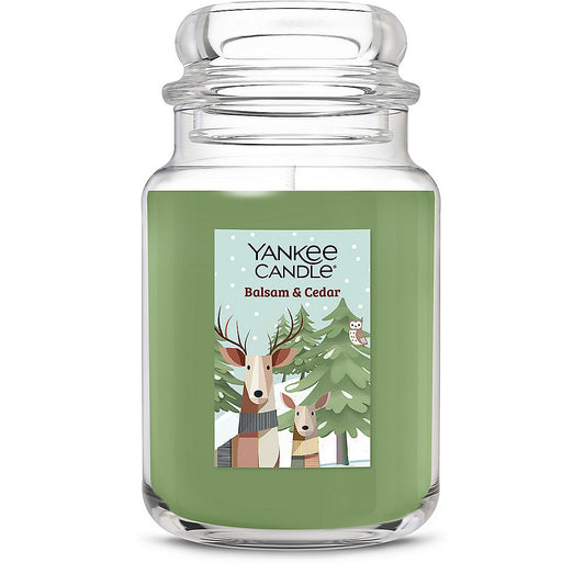 Limited Edition Balsam & Cedar Reindeer Original Large Jar Candle - US 08000