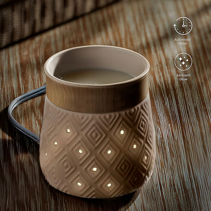 Diamond Weave Electric Wax Melt Warmer - US 15200