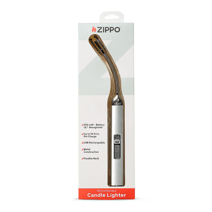 Zippo Rechargeable Silver Candle Lighter - US 67293