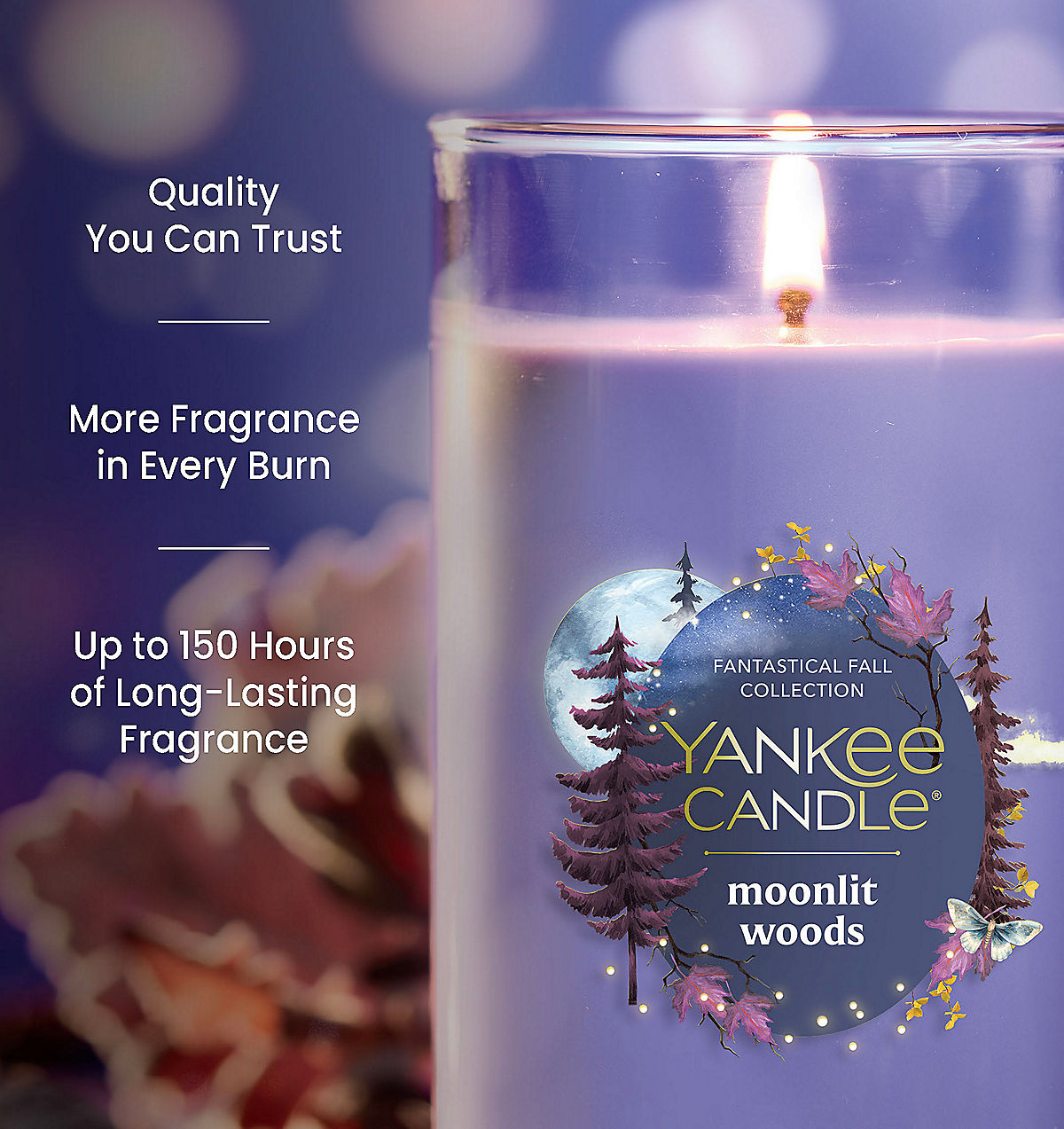 Moonlit Woods Medium Pillar Candle - US 39462
